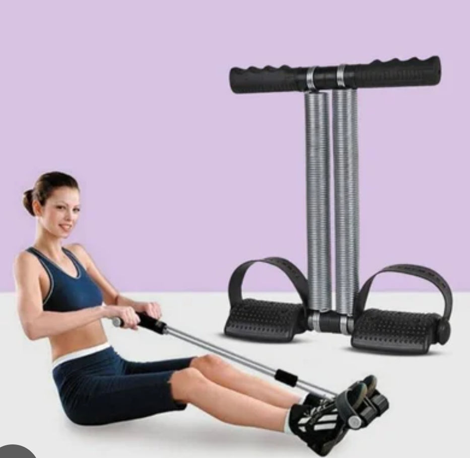 Tummy Trimmer Pedal Exerciser – Spring Resistance Ab & Full Body Trainer