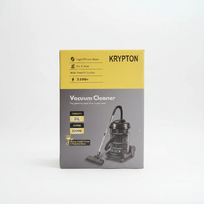 Krypton Vacuum Cleaner 21L, 2200W – Powerful Suction, 2-in-1 Dry & Blow
