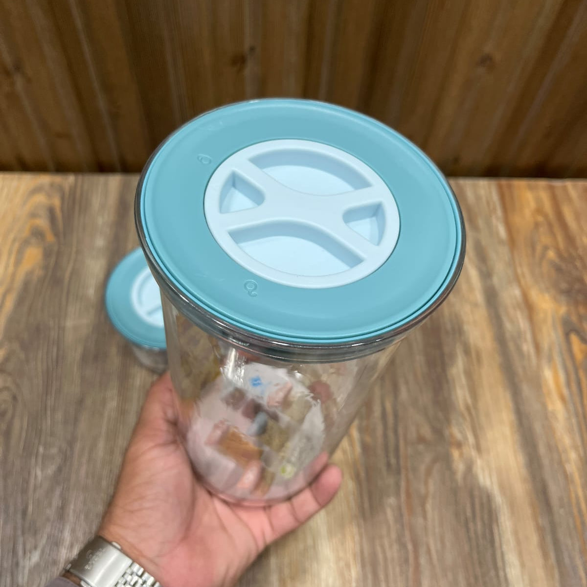 TINGLI Rotary Switch Seal Cans – 3-Piece Airtight Food Storage Container Set