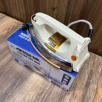 Arshia AS2212-9033 Electric Dry Iron – 1200W Ceramic Soleplate