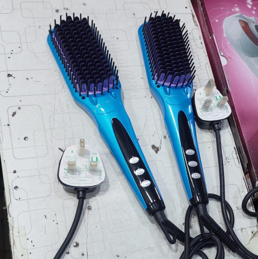 American Lot Acevivi Digital Hair Straightener Brush (Without Box - 100% Original)