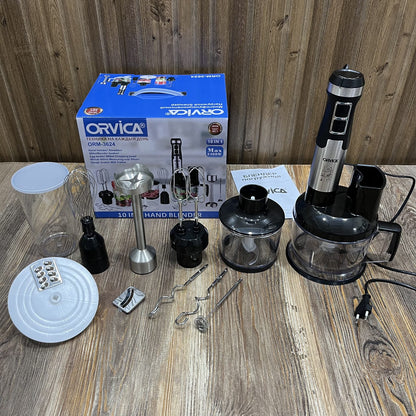 Orvica 10-in-1 Multifunctional Hand Blender Set – 2400W