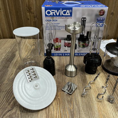 Orvica 10-in-1 Multifunctional Hand Blender Set – 2400W