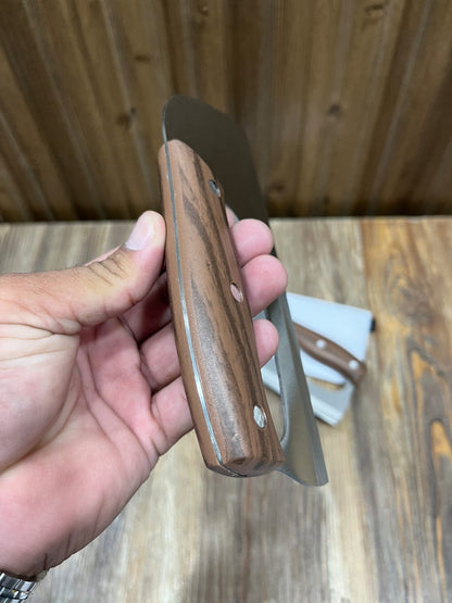 Stainless Steel Cleaver Knife Set (1Pcs) - Wooden Handle Butcher Knives