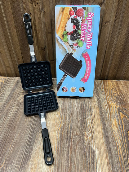 Non-Stick Stovetop Square Waffle Maker