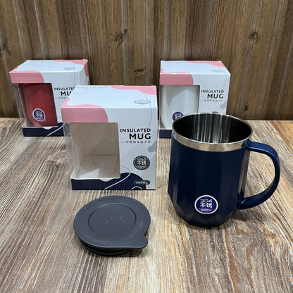 304 Stainless Steel Insulated Mug with Lid – 400ml
