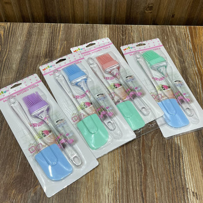 Wefun Silicone Basting Brush & Spatula Set