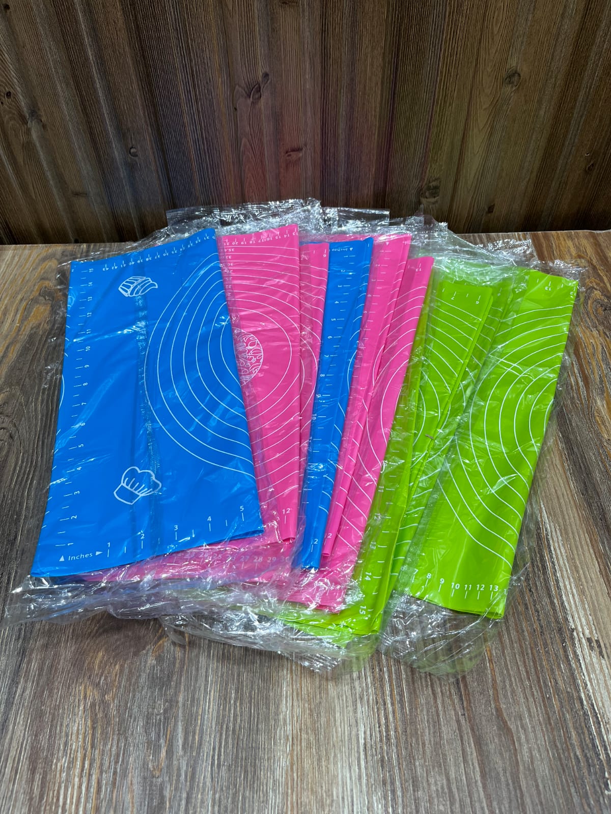 Non-Stick Silicone Baking Mat with Inch & CM Measurements - Reusable Pastry Rolling Mat