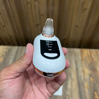 Mini Blackhead Remover – Rechargeable Pore Vacuum Suction Device with 4 Heads