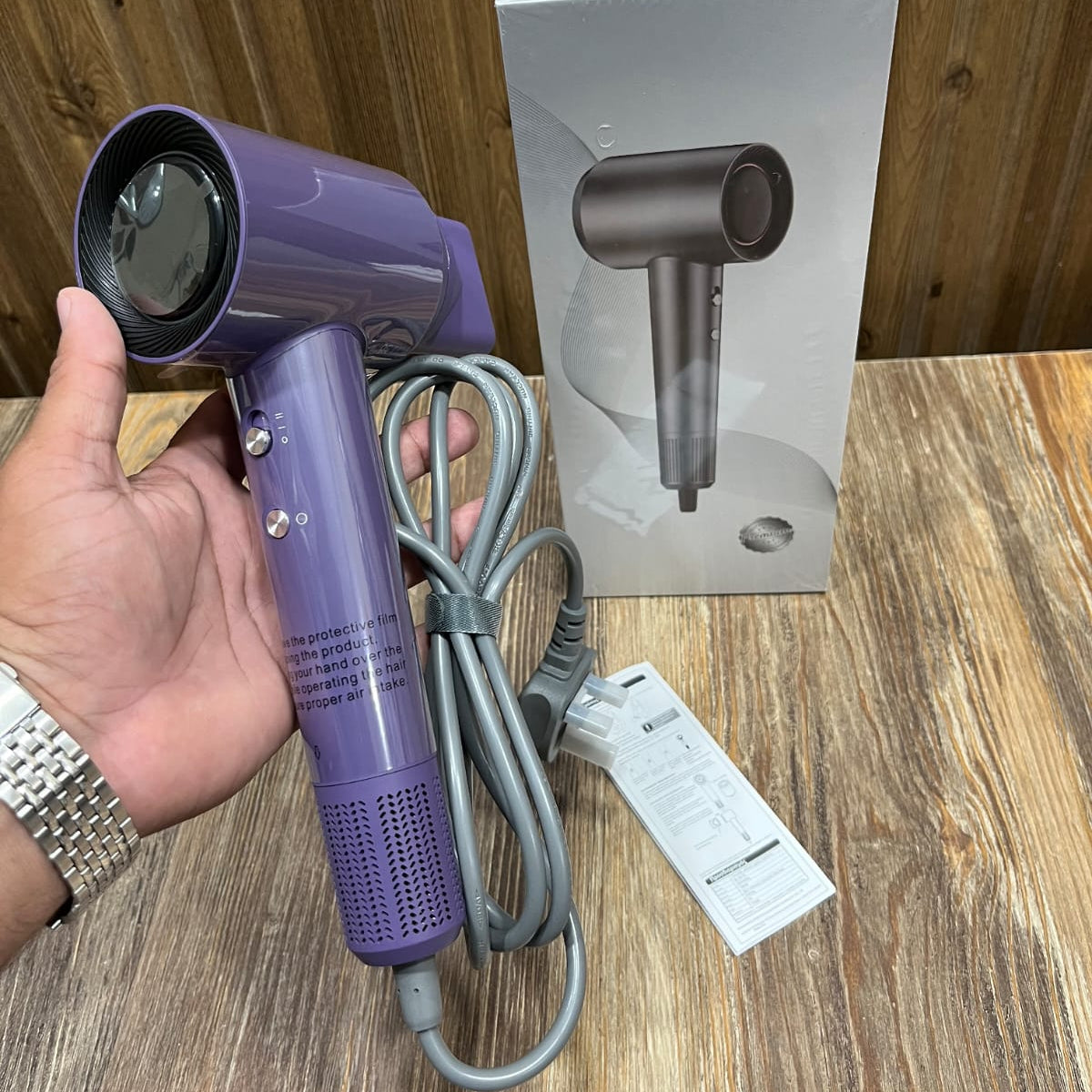 Premium High Speed Hair Dryer – Salon-Quality Ionic Blow Dryer with Styling Nozzle