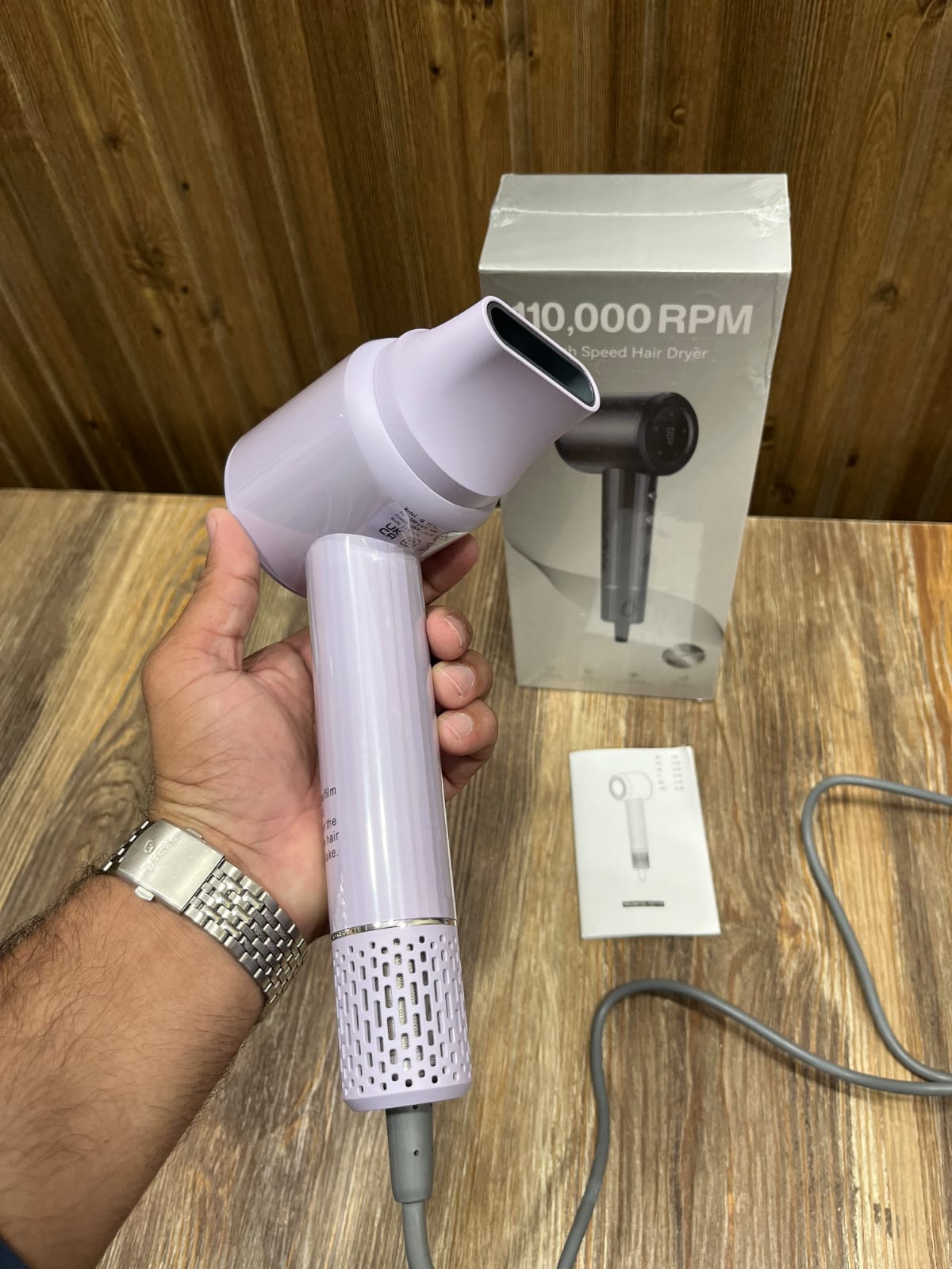110,000 RPM High Speed Hair Dryer – Digital Display Ionic Hair Dryer