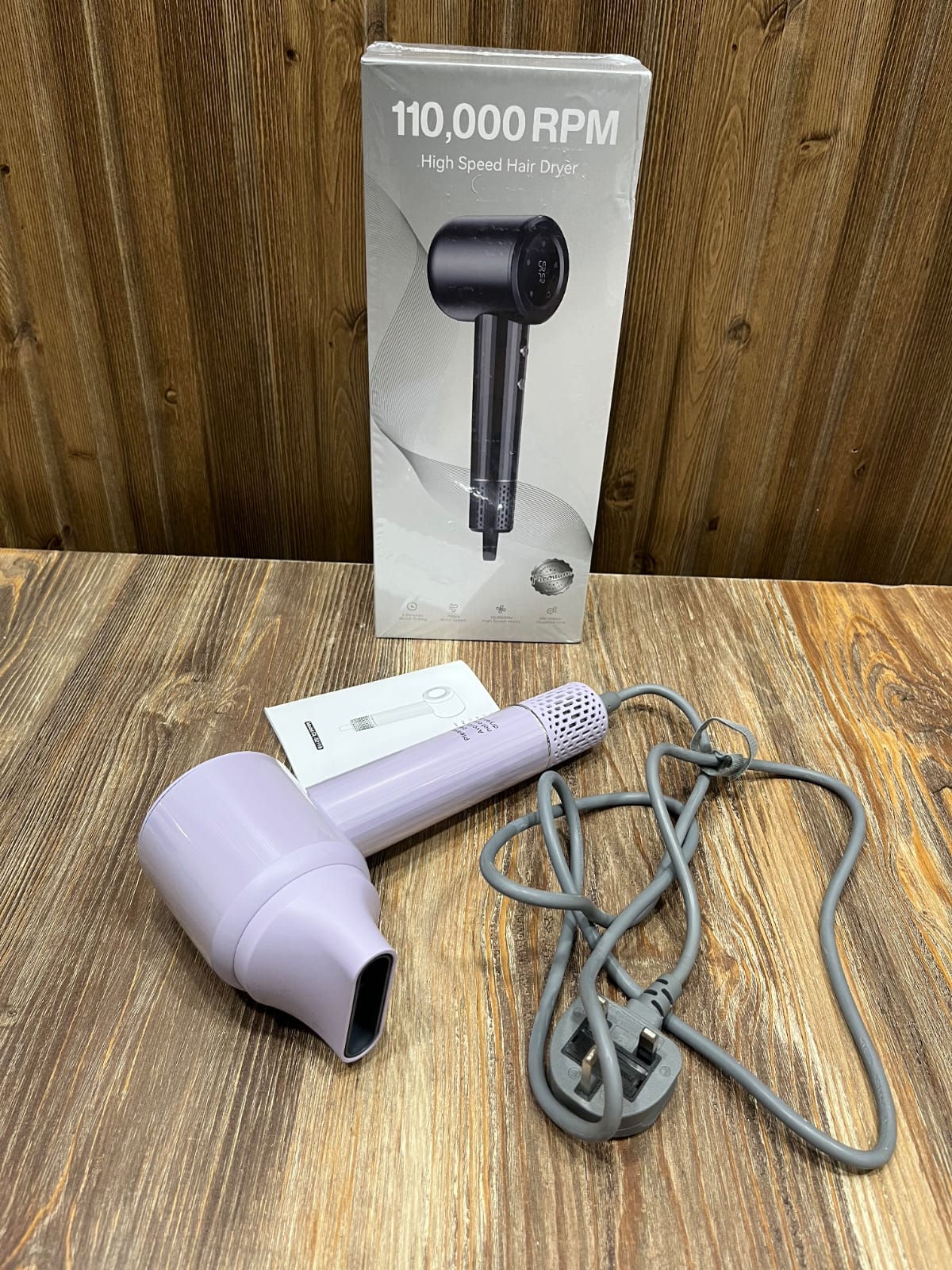 110,000 RPM High Speed Hair Dryer – Digital Display Ionic Hair Dryer