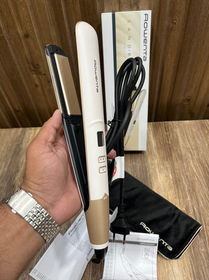 Rowenta Sand Beam Limited Edition Hair Straightener – Express Shine Ceramic Flat Iron