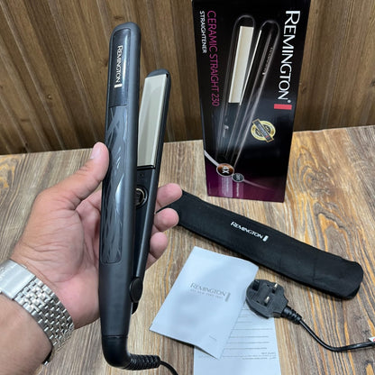 Remington S3500 Hair Straightener Flat Iron with 4x Protection Anti-Static Ceramic Plates
