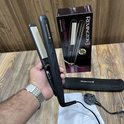 Remington S3500 Hair Straightener Flat Iron with 4x Protection Anti-Static Ceramic Plates