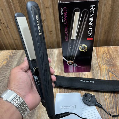 Remington S3500 Hair Straightener Flat Iron with 4x Protection Anti-Static Ceramic Plates