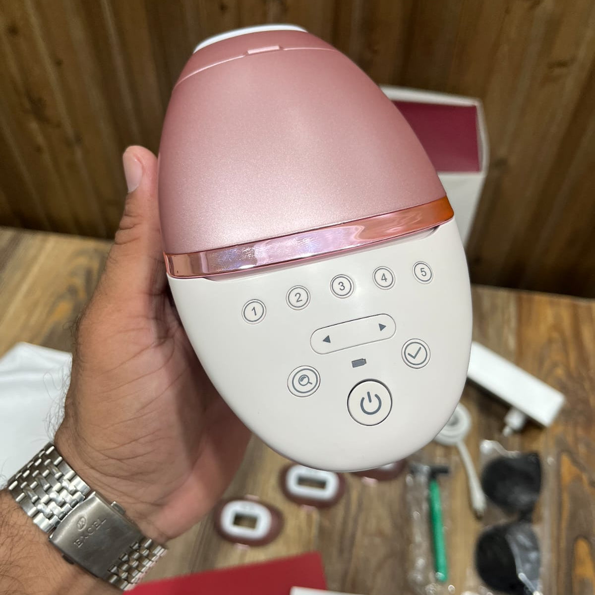 Philips Lumea IPL Hair Removal Device – SenseIQ Technology, 12 Months Hair Reduction