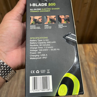 Philips I-Blade 800 All-in-One Electric Shaver, Trimmer &amp; Groomer – One Blade All Styles