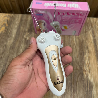 Browns BS-2777XK Electric Facial Hair Remover – Cotton Thread Threading Epilator