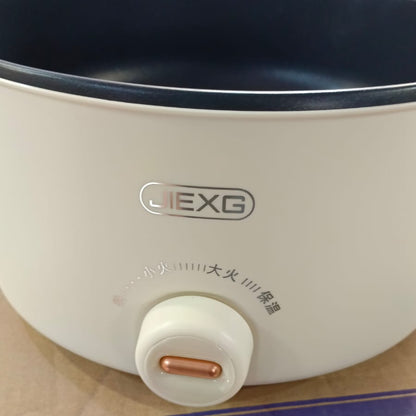 JIEXG Electric Multi-Function Hot Pot with Steamer YG-120B