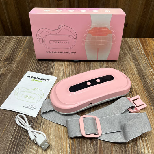 Cordless Wearable Heating Pad – Adjustable Temperature Belt for Period Pain & Cramps Relief