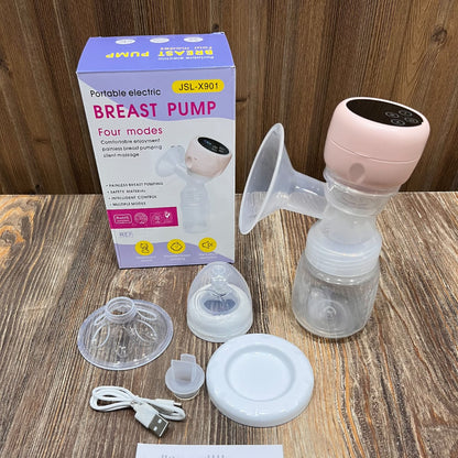 JSL-X901 Portable Electric Breast Pump with 4 Modes & USB Rechargeable Battery