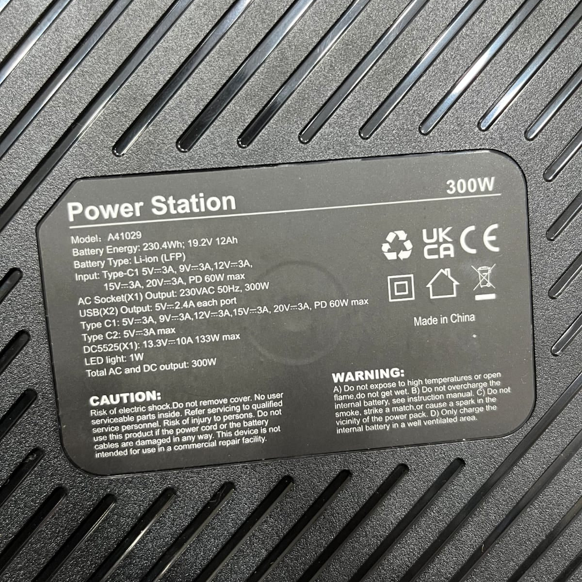 300W Portable Power Station 230Wh | Rechargeable AC/DC Solar Generator Battery Backup for Home, Camping, and Load Shedding