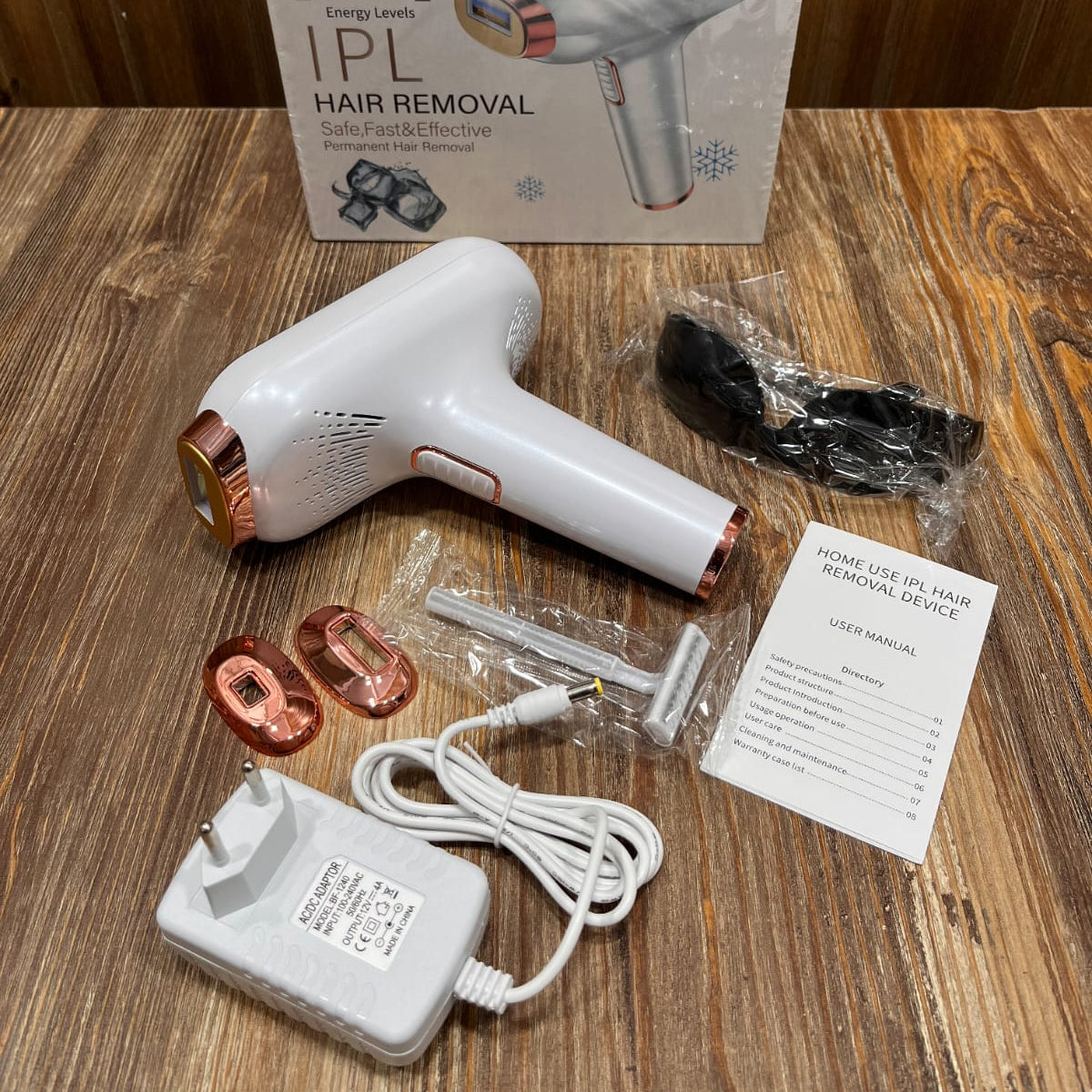 Beauty Professional IPL Hair Removal Device – 9 Energy Levels, Safe & Permanent Hair Reduction