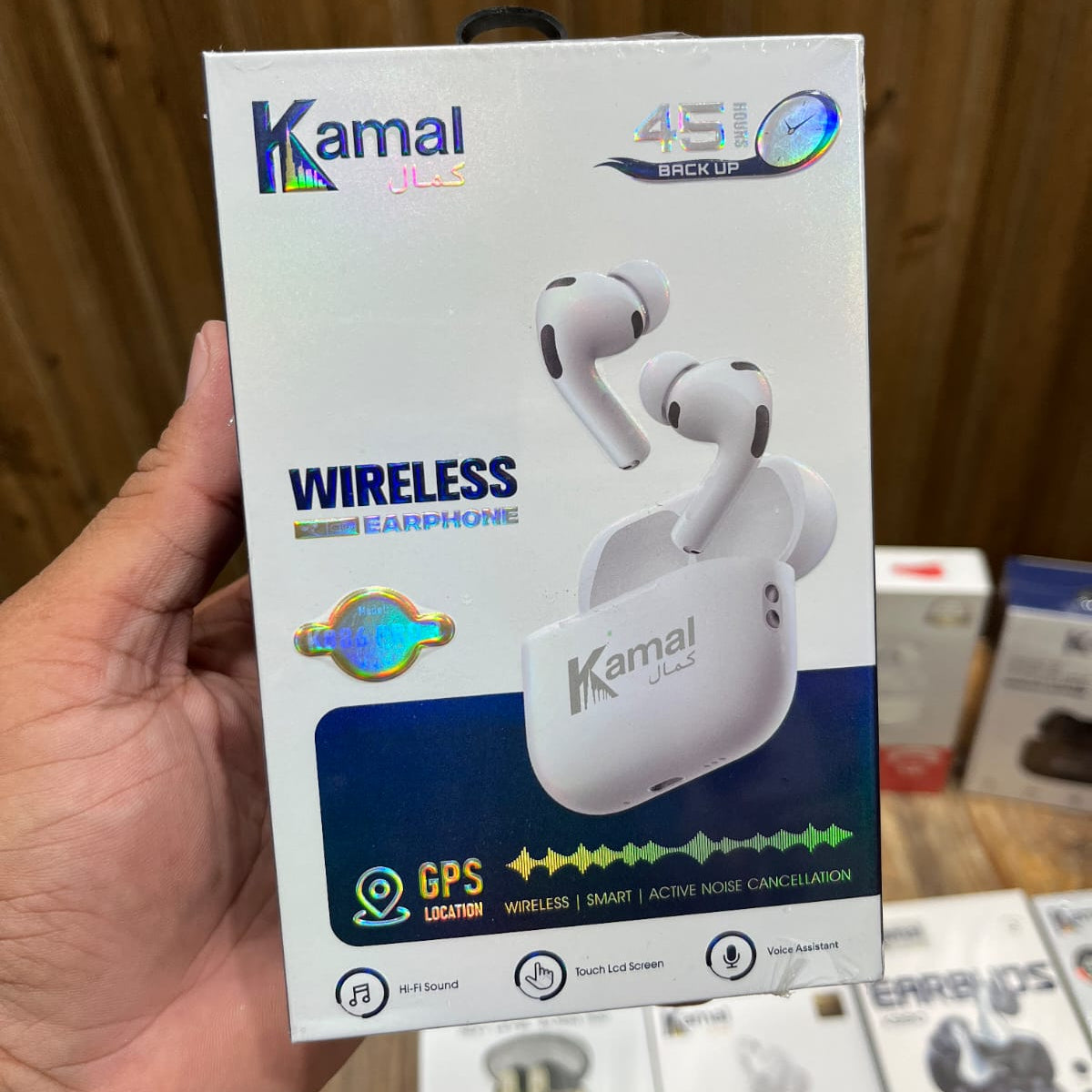 Kamal K886 Pro Wireless Earphones – Compact Fit, Clear Call Quality