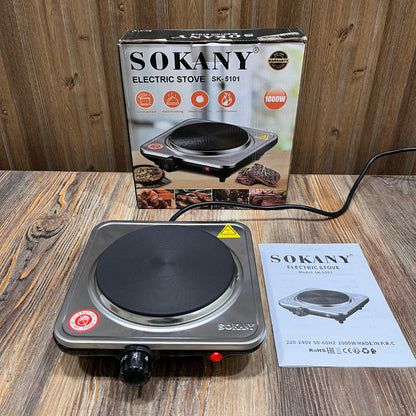 Sokany SK-5101 1000W Electric Stove, Single Burner Hot Plate