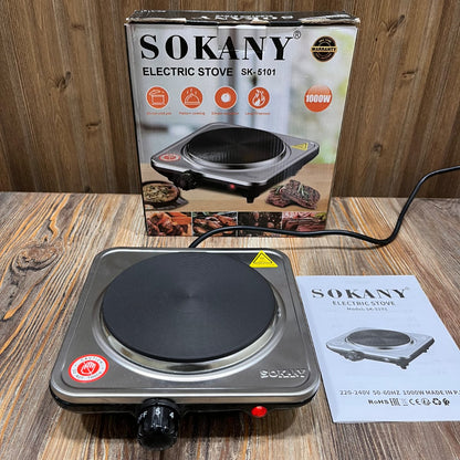 Sokany SK-5101 1000W Electric Stove, Single Burner Hot Plate