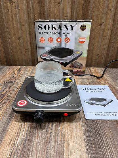 Sokany SK-5101 1000W Electric Stove, Single Burner Hot Plate