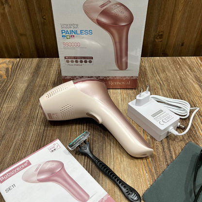 Babyverse SE11 IPL Hair Removal Device, 990000 Flashes, 10 Levels