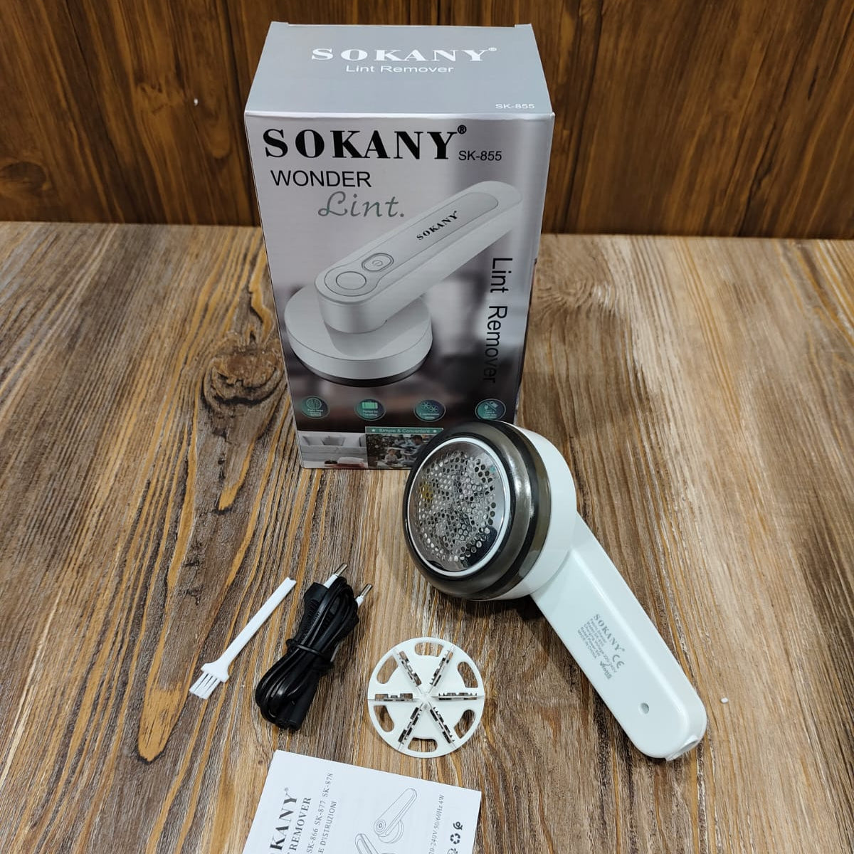 Sokany SK-855 Electric Lint Remover – Fabric Shaver for Clothes, Sweaters & Sofas