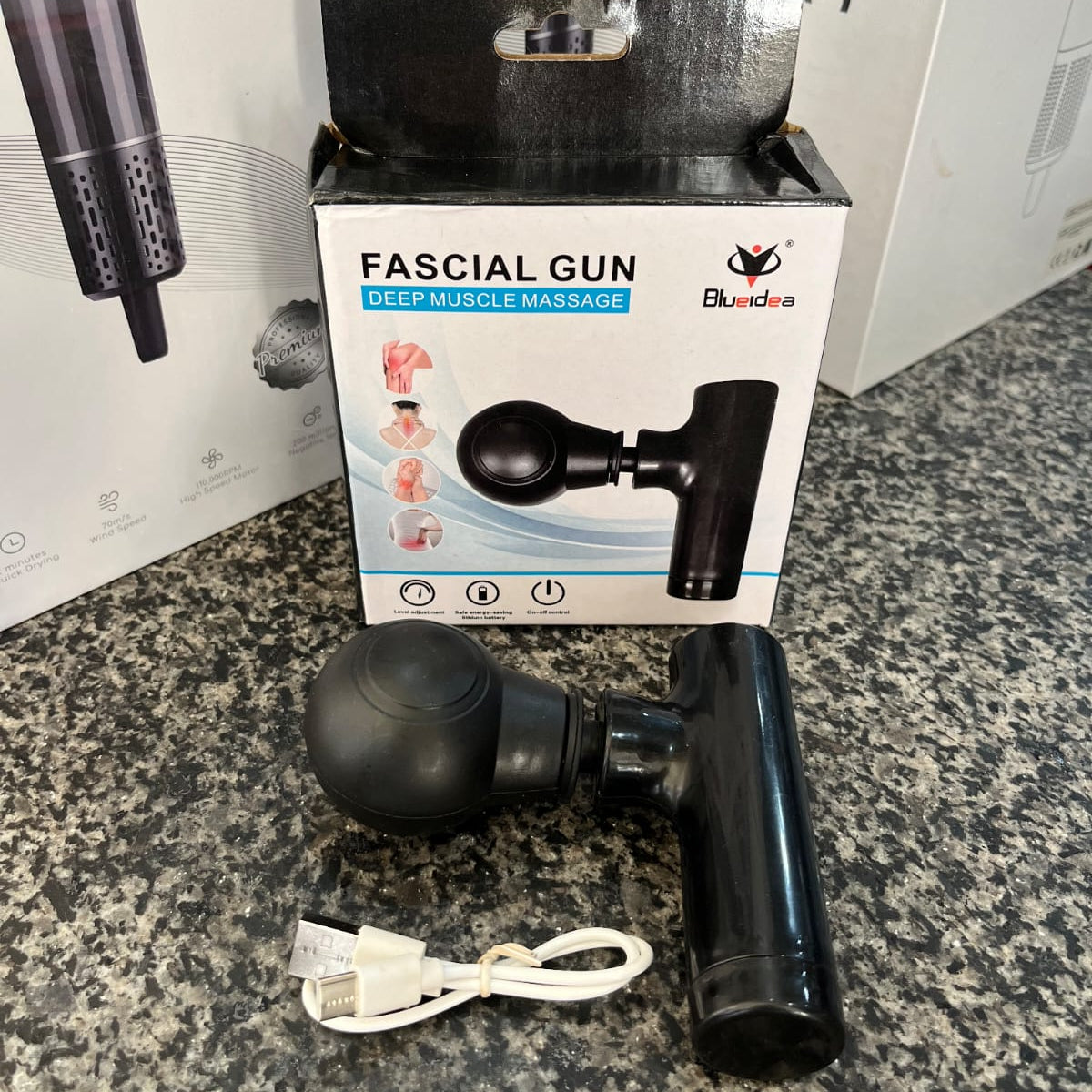 Blueidea Mini Fascial Gun Deep Muscle Massager Rechargeable