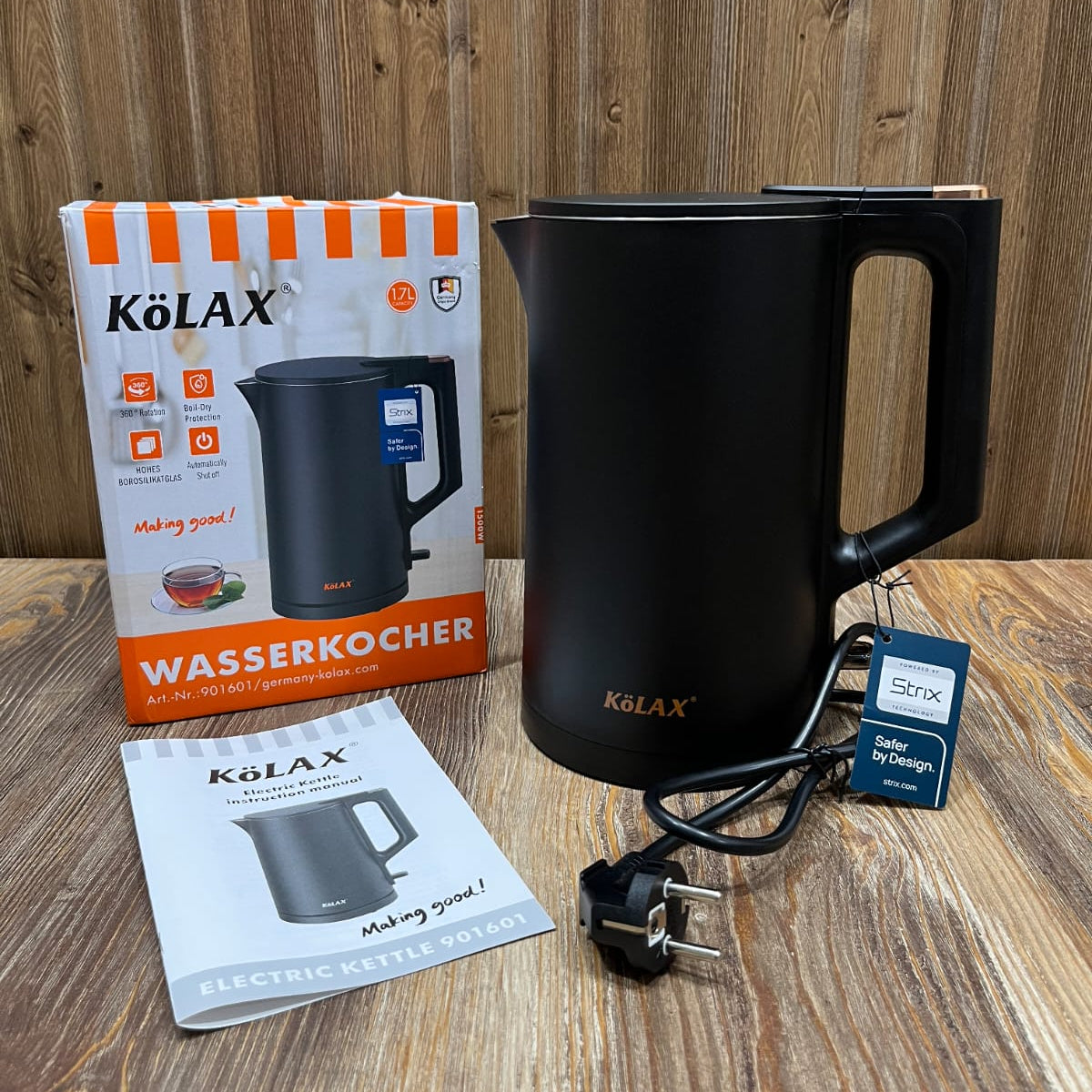 Kolax Electric Kettle 1.7L 1500W