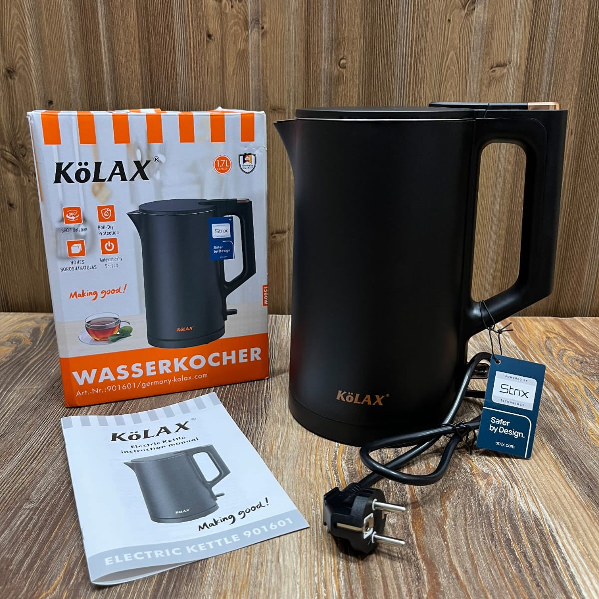 Kolax Electric Kettle 1.7L 1500W