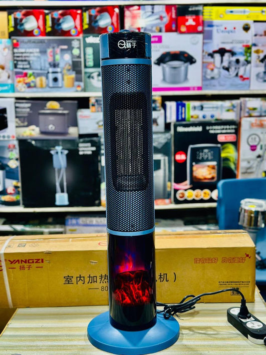 Yangzi Tower Heater with Flame Effect