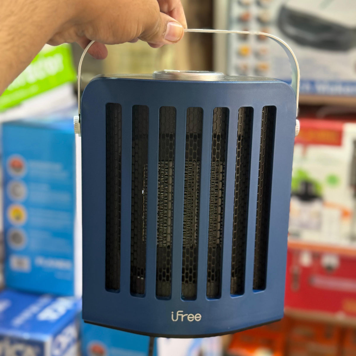 iFree Portable Ceramic Heater – Blue