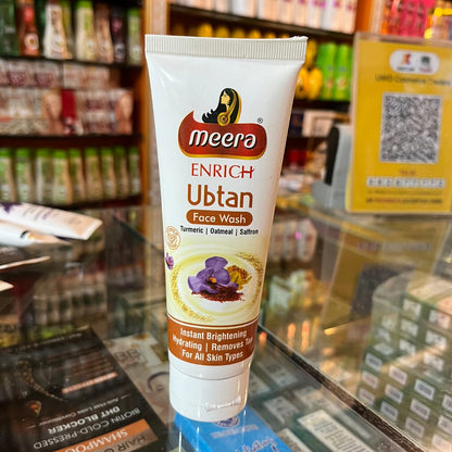 Meera Enrich Ubtan Face Wash 100ml | Turmeric, Oatmeal & Saffron
