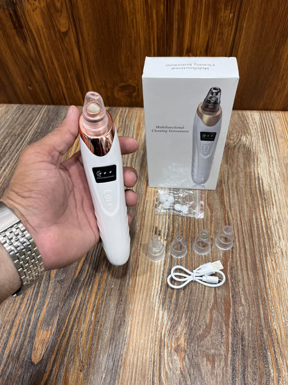 5-in-1 Blackhead Removal Machine Rechargeable Pore Vacuum Cleaner & Acne Remover