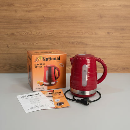 National 1.8Ltr Electric Kettle Hot Water Kettle 1500Watt