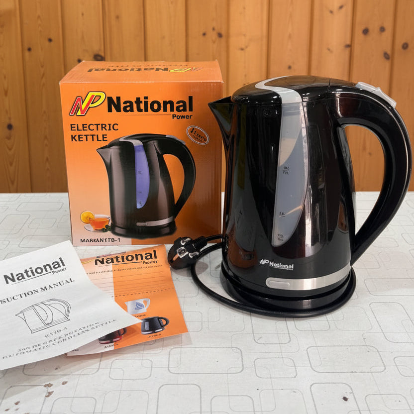 National Power 1.7L  Electric Kettle  2000Watt Model National K17B-1