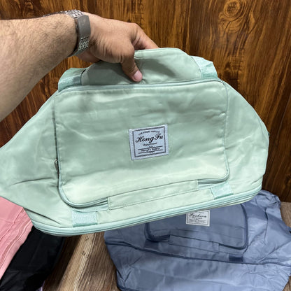 Fashion Expandable Travel Tote Bag - lite green