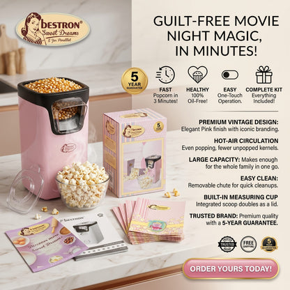 Bestron Sweet Dreams Popcorn Maker