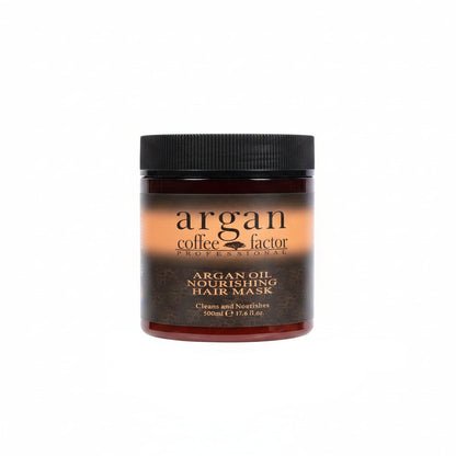 Argan Coffee Factor Professional Nourishing Hair Mask 500ml jar