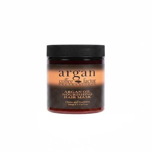 Argan Coffee Factor Professional Nourishing Hair Mask 500ml jar