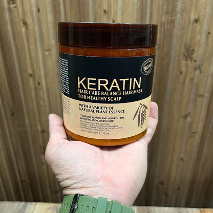 Brazil Nut Keratin Hair Care Balance Hair Mask for a healthy scalp, featuring a formula designed to repair and nourish damaged hair 1000ml