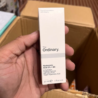 The Ordinary Hyaluronic Acid 2% + B5 hydrating serum in a 30ml