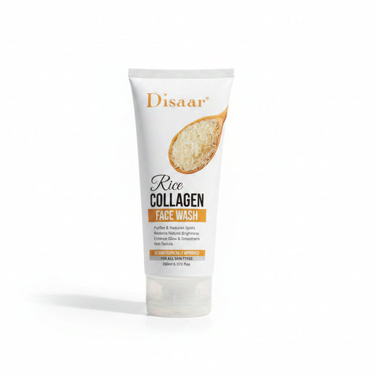 Disaar Rice Collagen Face Wash – Purifying & Brightening Cleanser (150ml)